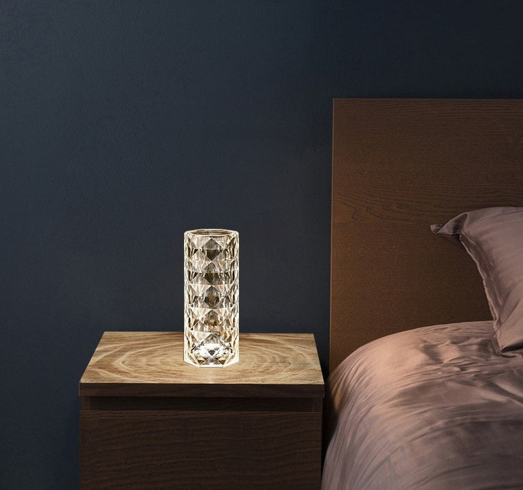 Multicolor LED Crystal Table Lamp