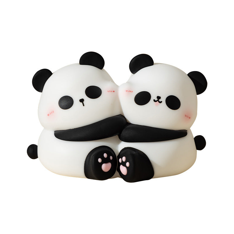 Panda Hug Small Night Lamp