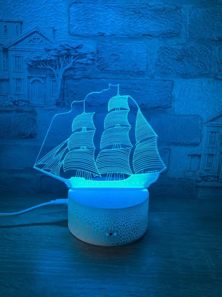 Ghost Ship Desk Lamp