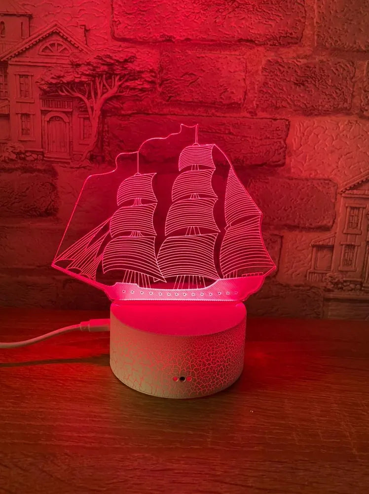 Ghost Ship Desk Lamp