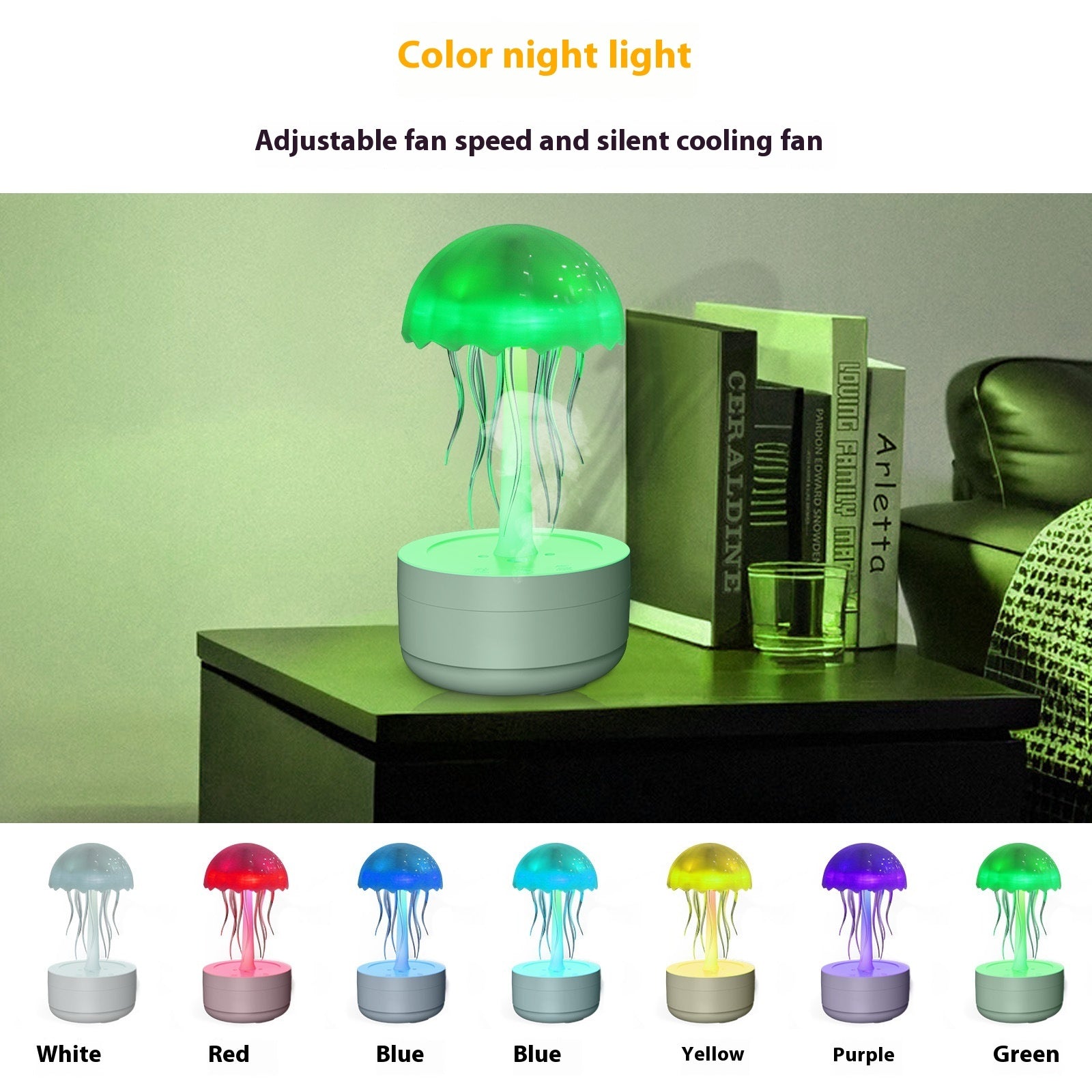 Night Light Jellyfish Humidifier