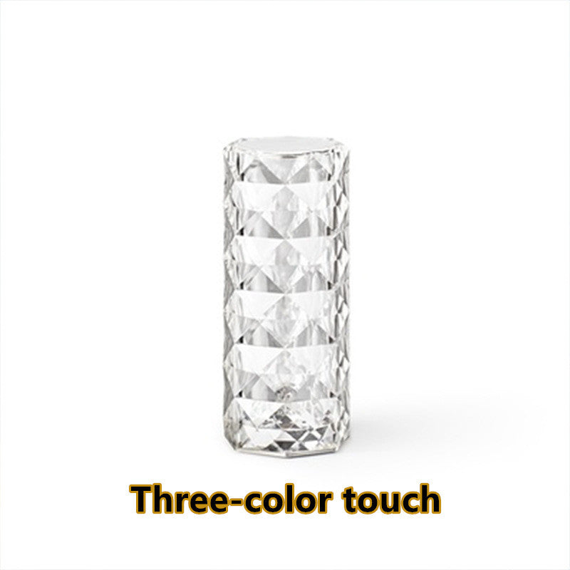 Multicolor LED Crystal Table Lamp