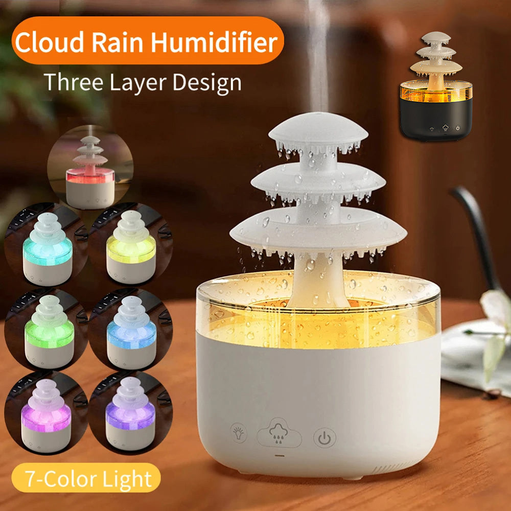 Cloud Rain Fountain Humidifier