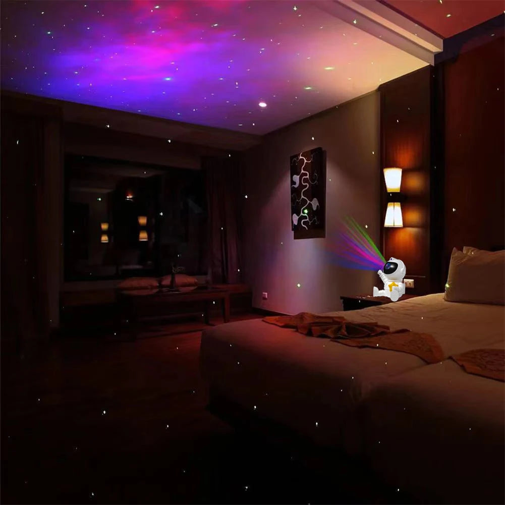 Kids Astronaut Starry Sky Projection Lamp