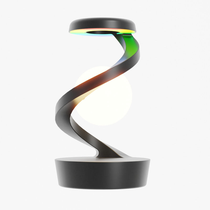 Rotating Moon Desk Lamp with Wireless Phone Charger