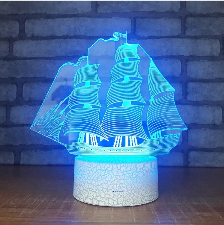 Ghost Ship Desk Lamp